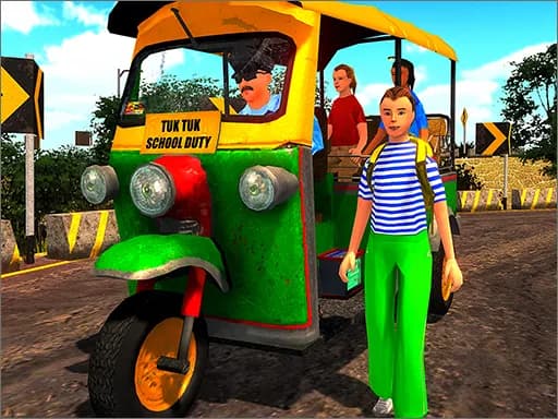 Rikshaw Tuk Tuk Şoförü