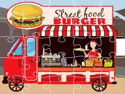 Burger Kamyonları Yapboz