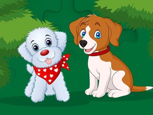 Sevimli Yavru Köpekler Yapbozu