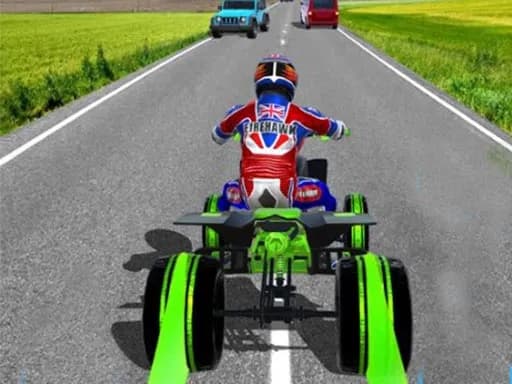 ATV Quad Bisiklet Trafik Sürücüsü