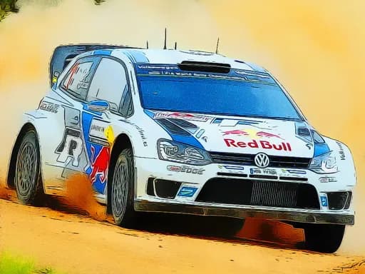 Rally Araba Sürüşü Yapboz