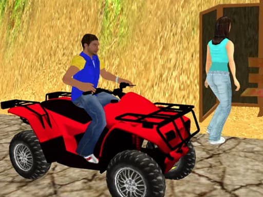 Trafik Yarışı Quad Bisiklet Oyunu