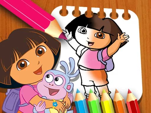 Dora the Explorer Boyama Kitabı