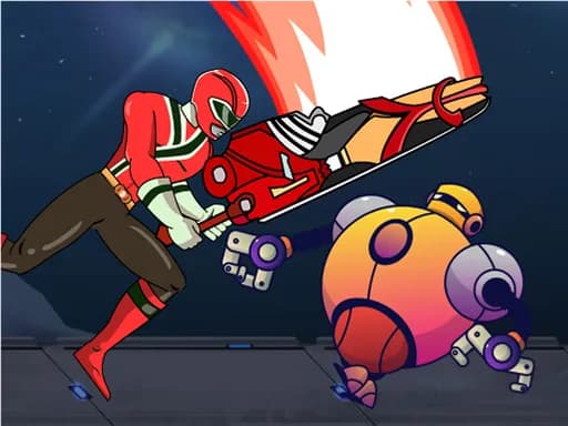 Power Rangers Robotları Yok Ediyor