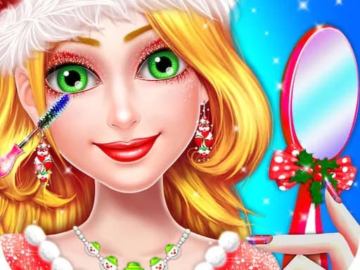 Noel Kızı Makyaj Oyunu - Noel Kızı Oyunları