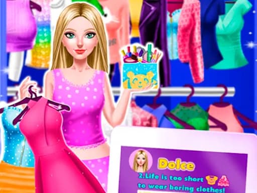 İnternet Moda İkonu Elbise Giydirme