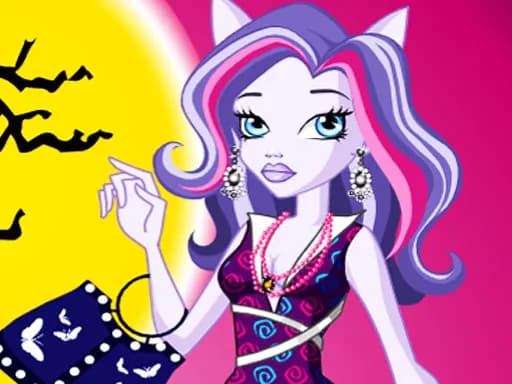 Monster High Catrine Kıyafet Giydirme