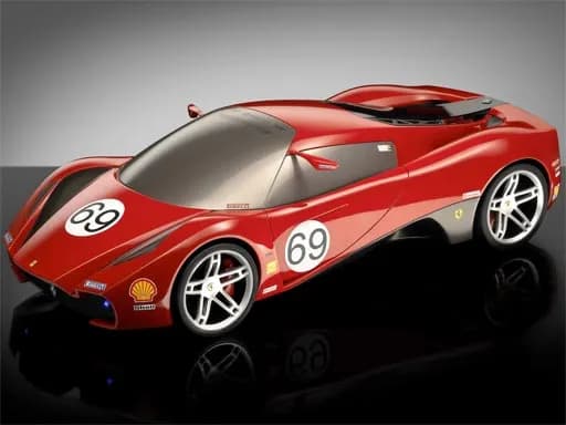 Süper Arabalar Ferrari Bulmacası