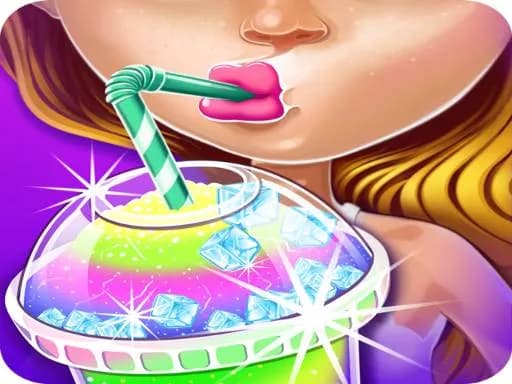 Buzlu Slushy Yapıcı Rainbow Tatlılar Oyunu