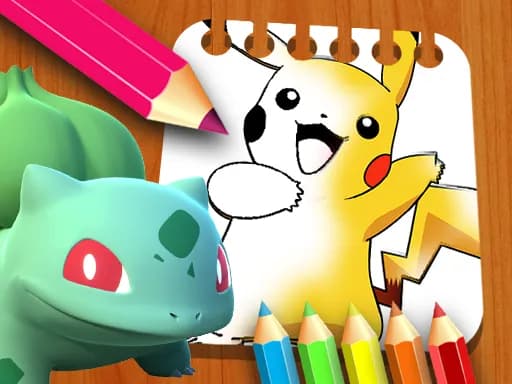 Çocuklar için Pokemon Boyama Kitabı