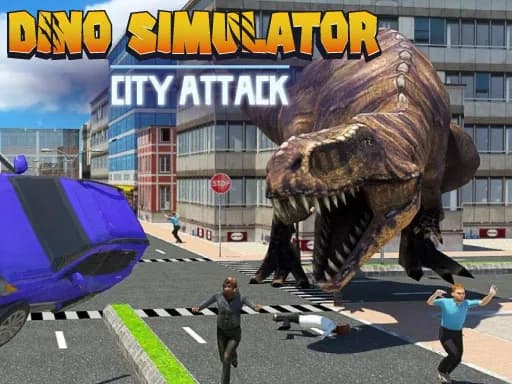 Dino Simülatörü Şehir Saldırısı