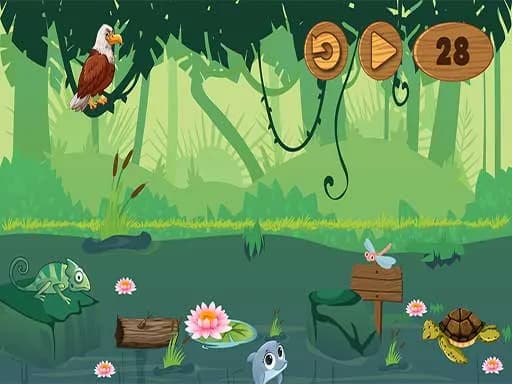 Zıplayan Bukalemun Aksiyon Oyunu