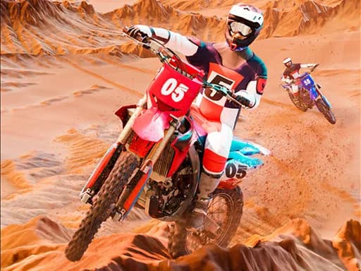 Offroad Moto Bisiklet Yarışı