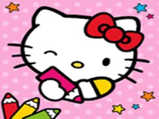 Renk ve Sayı ile Boyama - Hello Kitty